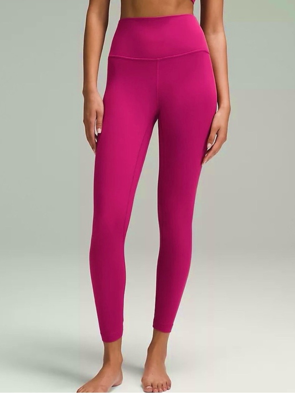 Lululemon Athletica NWT Align HR Pant 28” Leggings size 0 Dark Fuchsia DFUS